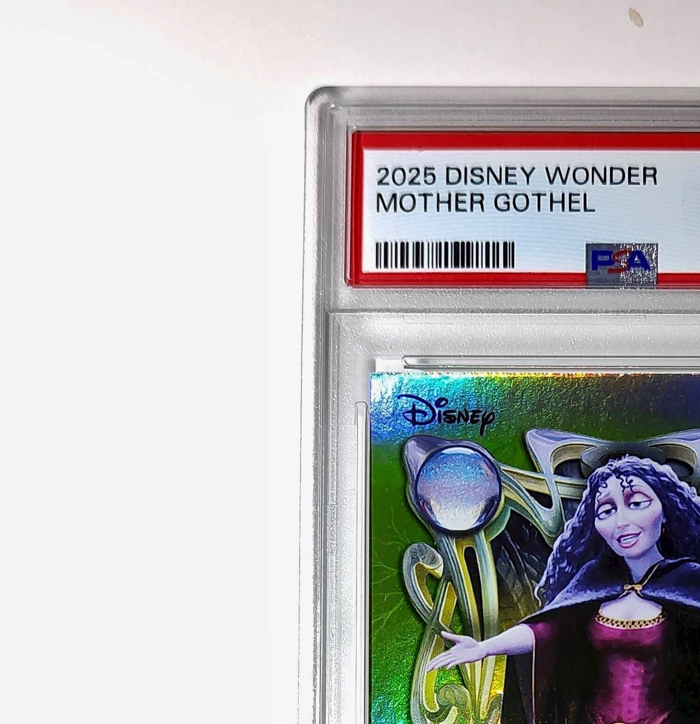 Mother Gothel 2025 Topps Disney Wonder #181 Card Tangled PSA 8