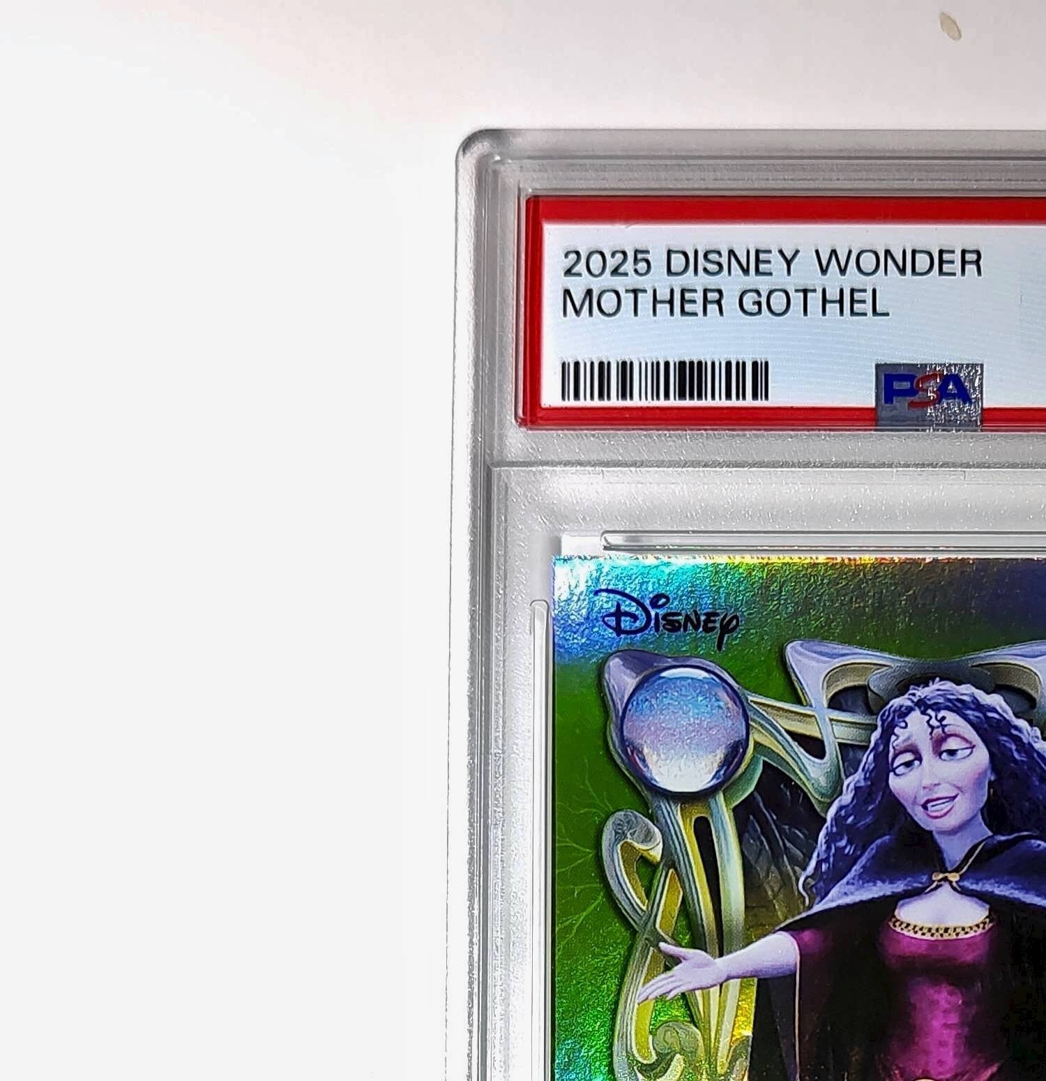 Mother Gothel 2025 Topps Disney Wonder #181 Card Tangled PSA 8