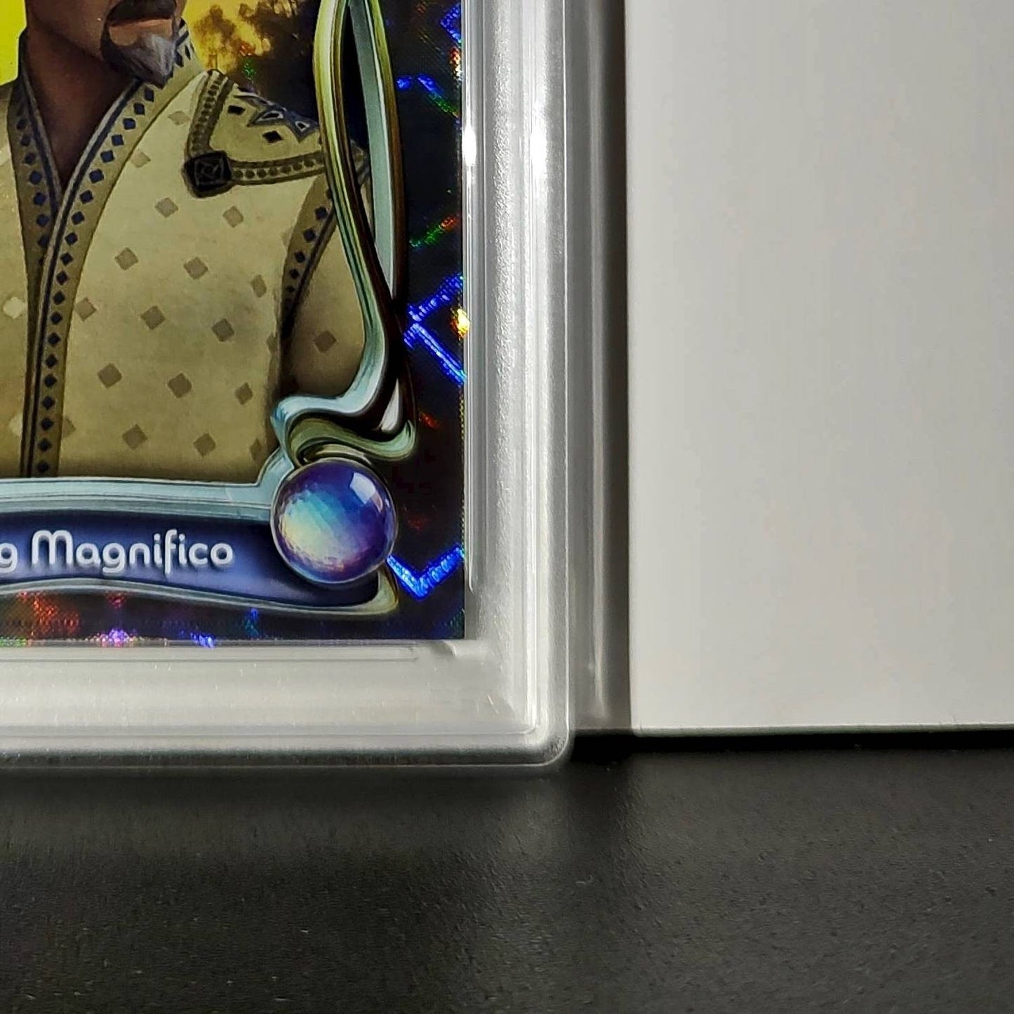 King Magnifico 2025 Topps Disney Wonder #100 Winter Variant Card Wish PSA 9