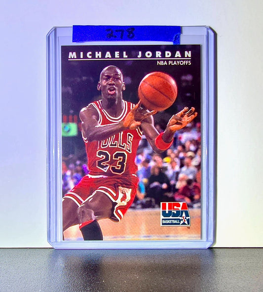 Michael Jordan 1992-93 Skybox USA Basketball #42 Basketball Card Chicago Bulls