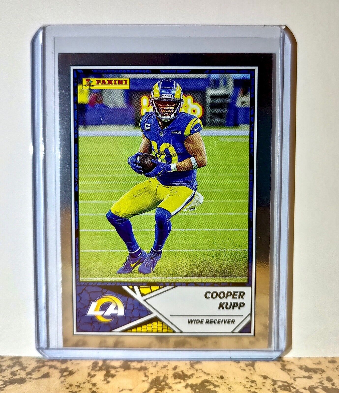 Cooper Kupp 2024 Panini NFL #54 Silver Foil Sticker Card Los Angeles Rams