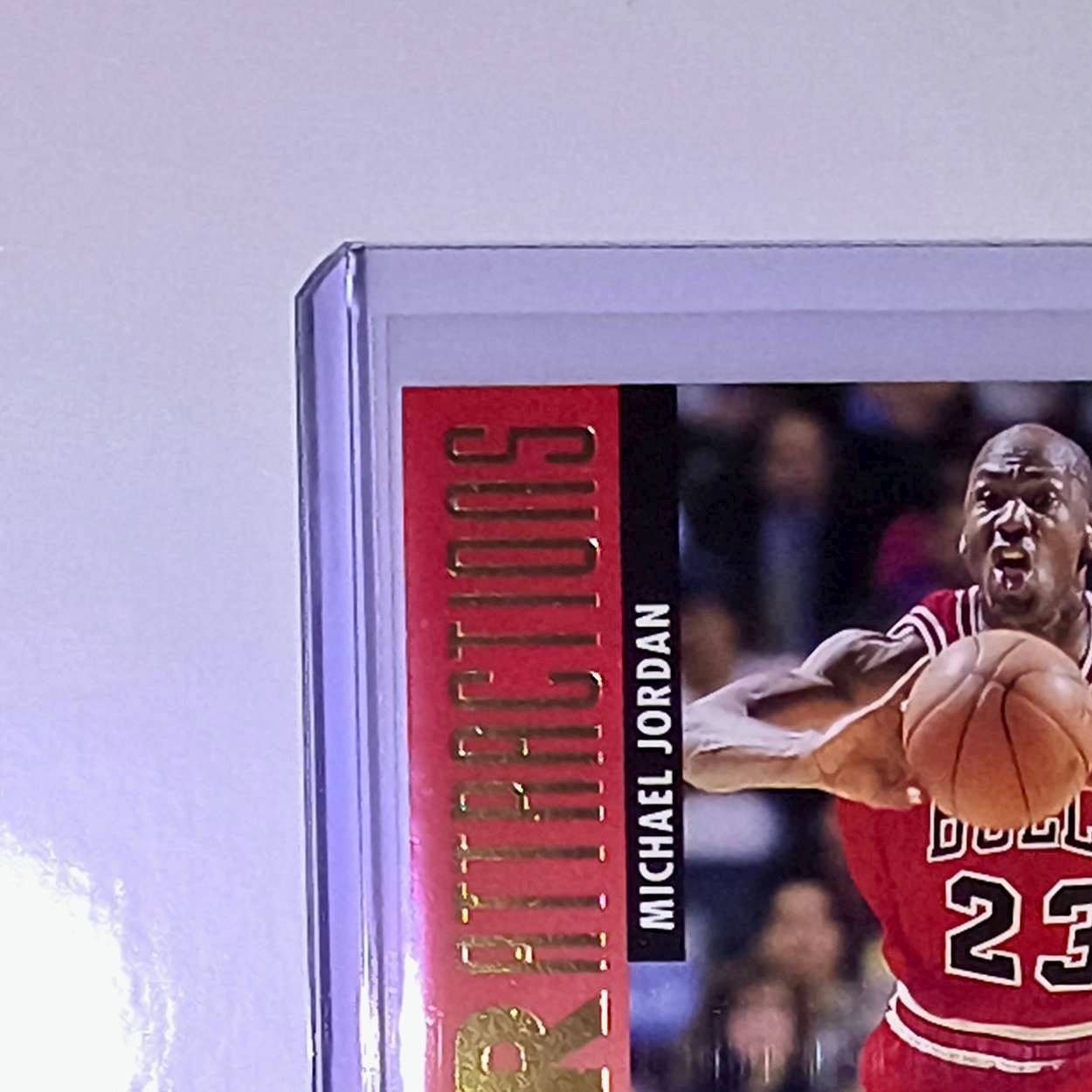 Michael Jordan 1995-96 Upper Deck Major Attractions #341 Card Chicago Bulls
