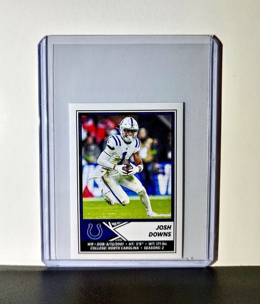 Josh Downs 2024 Panini NFL Sticker #190 Indianapolis Colts