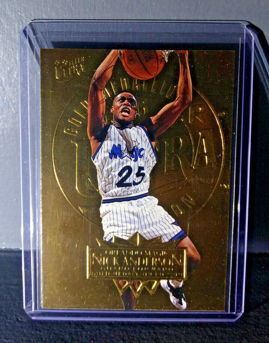 1995-96 Nick Anderson Fleer Ultra Gold Medallion #123 Basketball Card