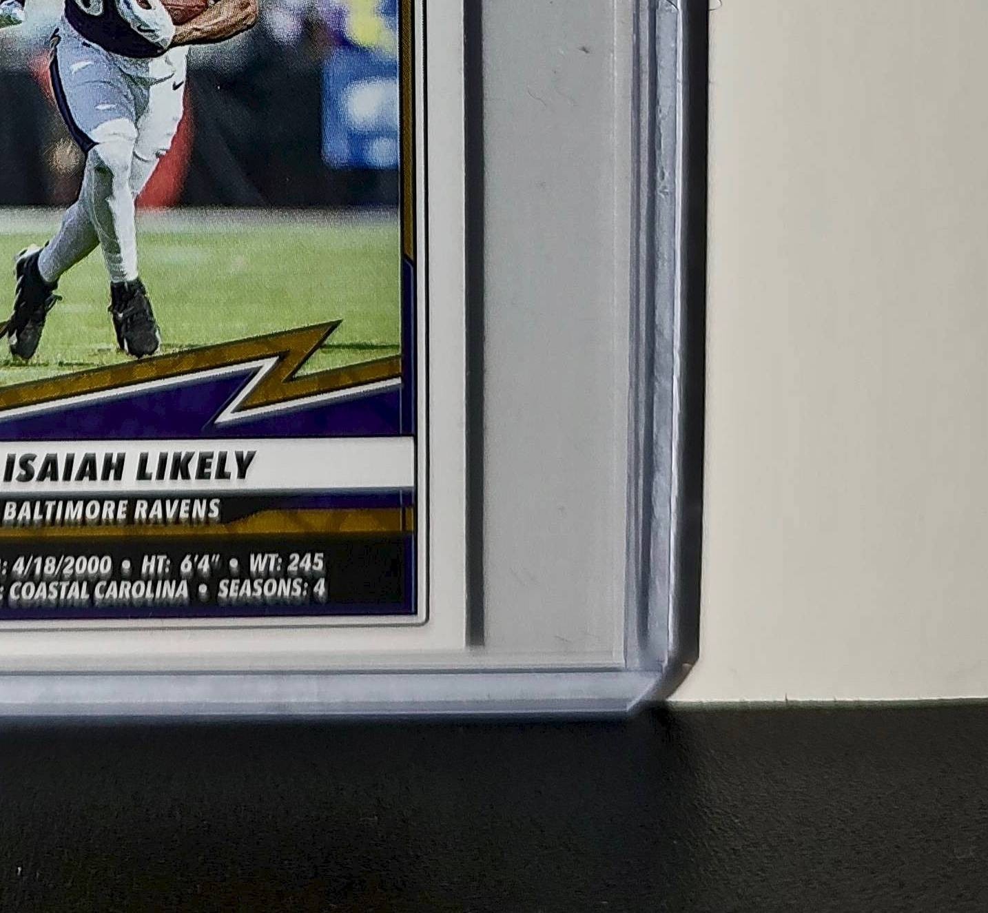 Isaiah Likely 2025 Panini NFL #111 Sticker Baltimore Ravens