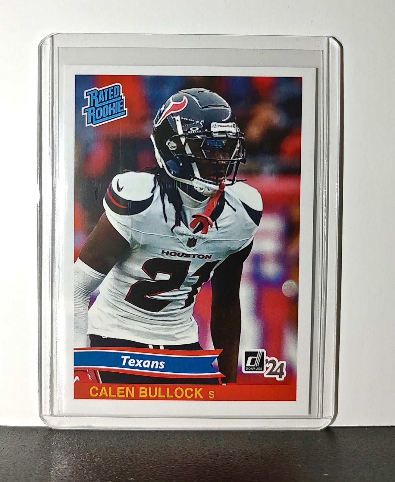 Calen Bullock Rookie 2024 Panini Rated Rookie Retro NFL #37 Card Texans 1 of 890