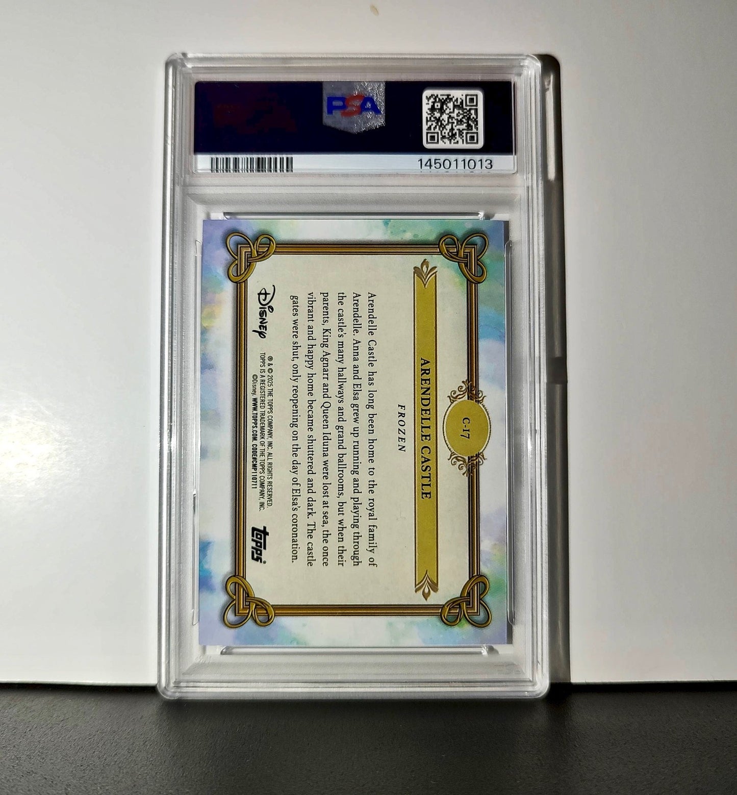 Arendelle Castle 2025 Topps Disney #C-17 Card Frozen PSA 10 Gem