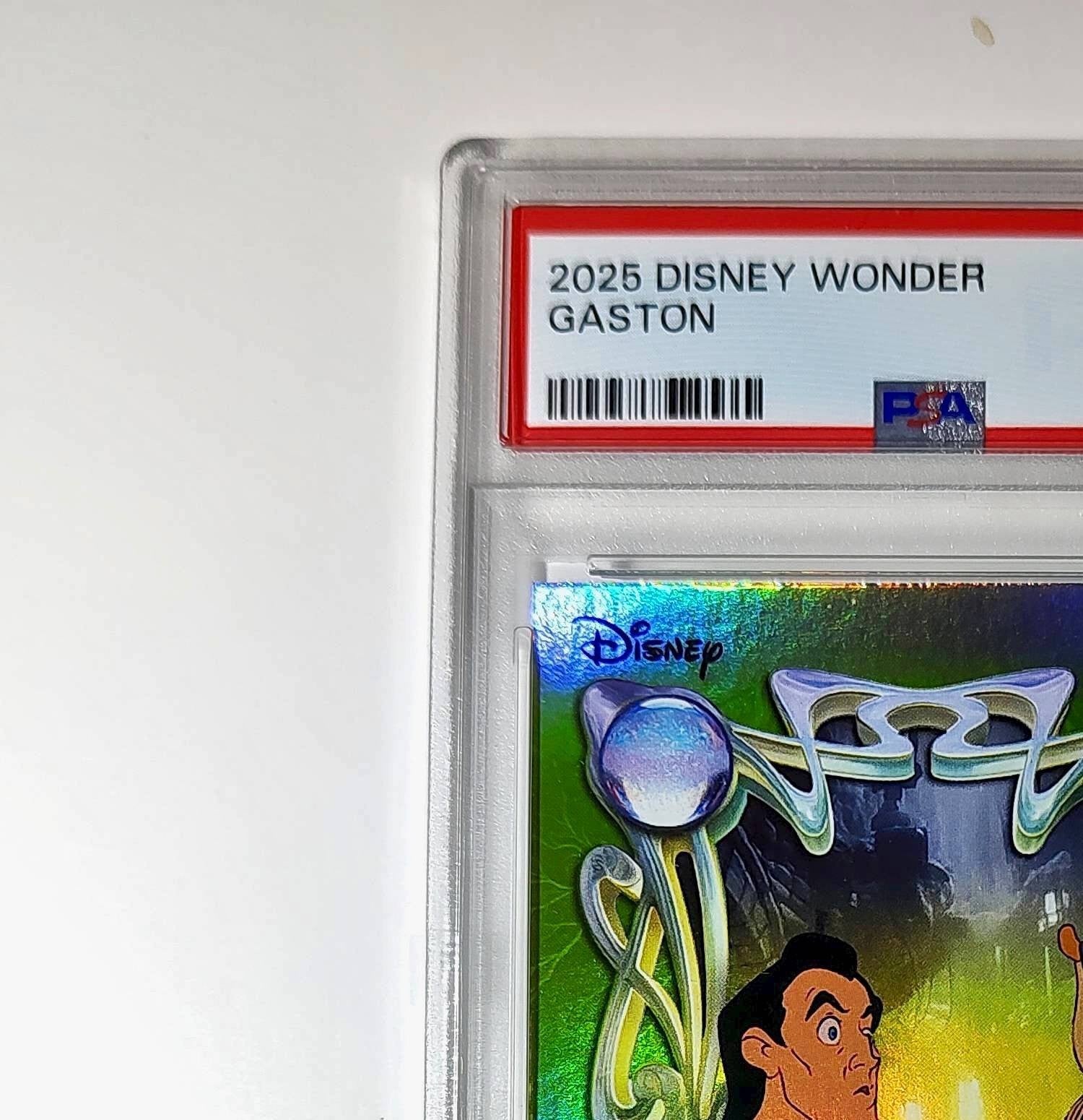 Gaston 2025 Topps Disney Wonder #177 Card Beauty and the Beast PSA 9 MT