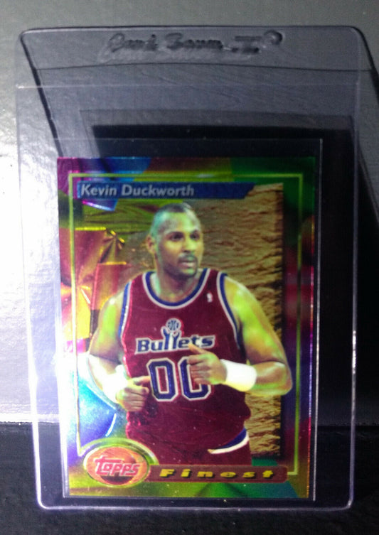 1993-94 Topps Finest Kevin Duckworth #187 Basketball Card