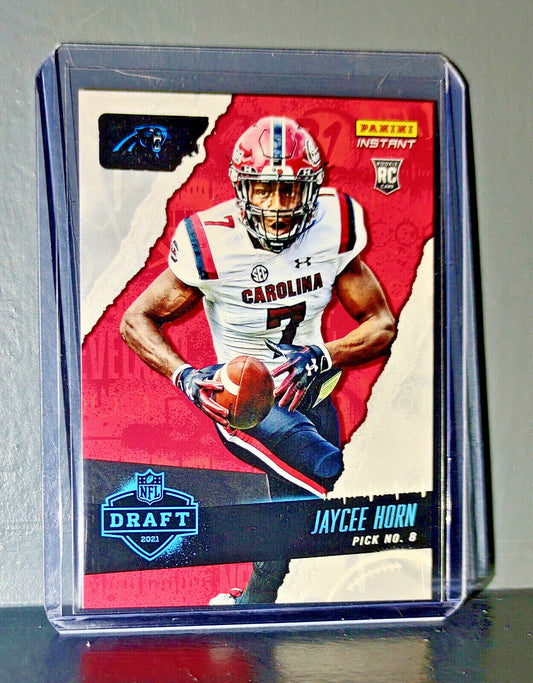 Jaycee Horn 2021 Panini NFL Instant Draft Night #7 Rookie Card 1 of 808