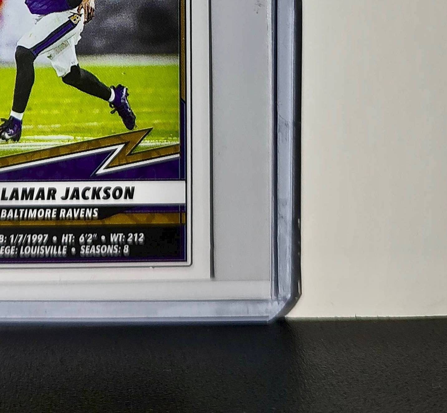 Lamar Jackson 2025 Panini NFL #104 Sticker Baltimore Ravens
