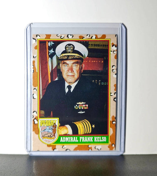 Admiral Frank Kelso 1991 Topps Desert Storm #6 Card