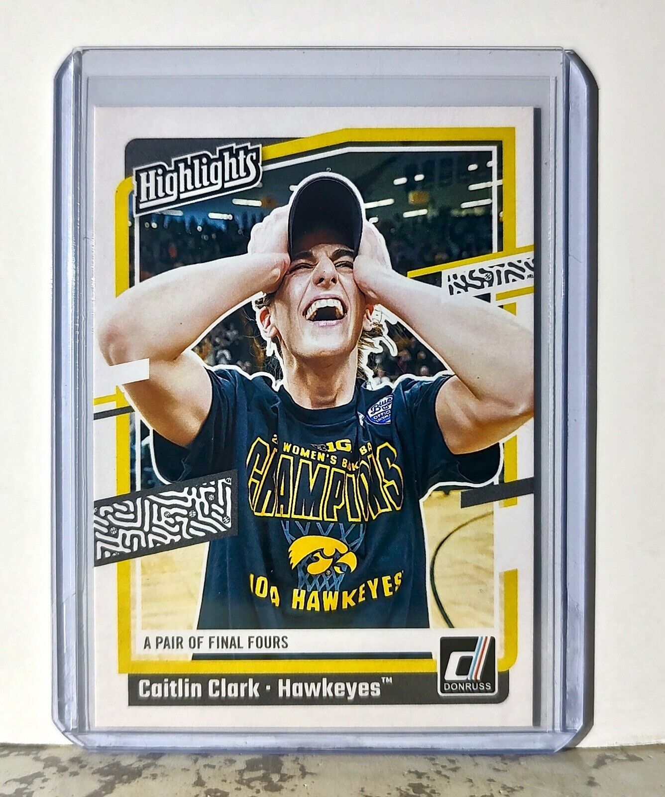 2024 Caitlin Clark Panini Donruss #H8 Highlights Basketball Card Iowa Hawkeyes