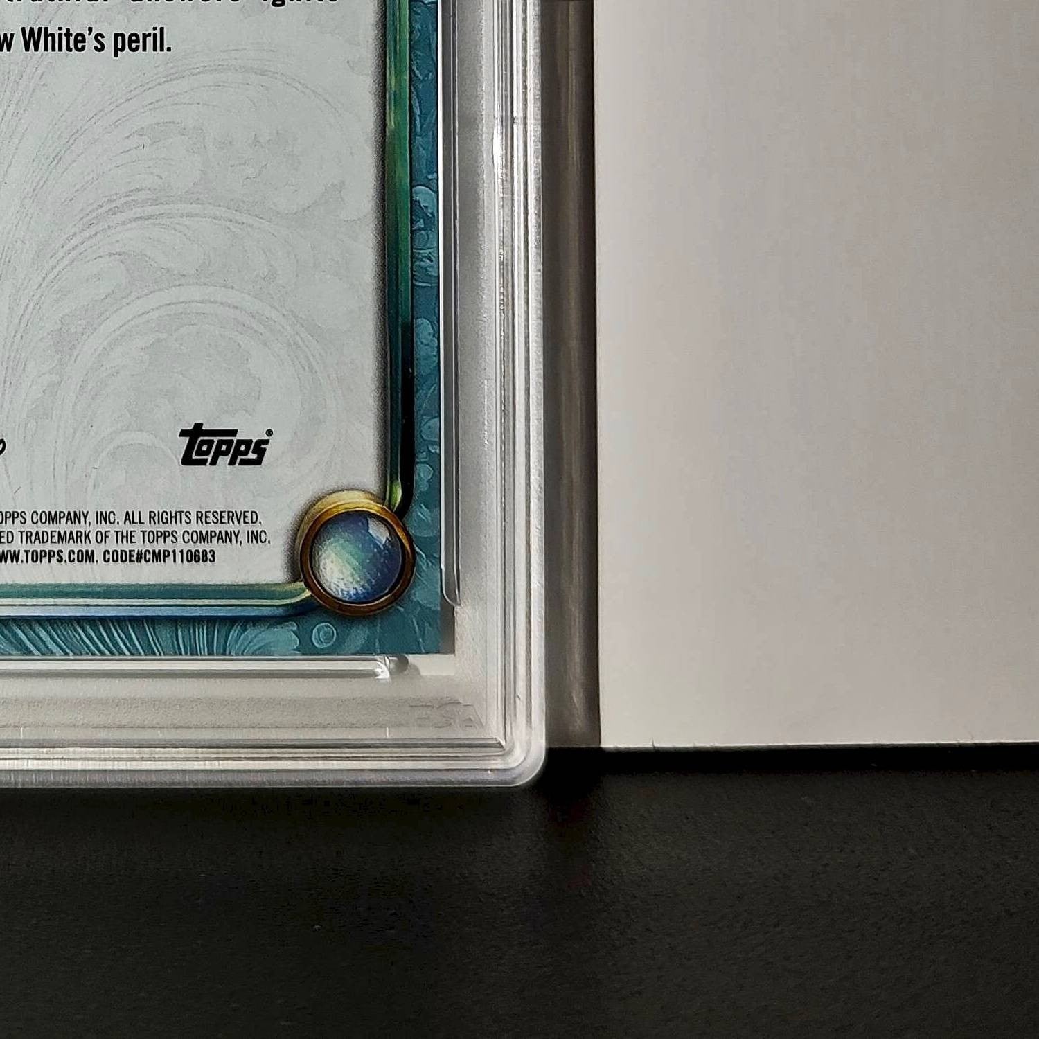 Magic Mirror 2025 Topps Disney #108 Snow White and the Seven Dwarfs PSA 9