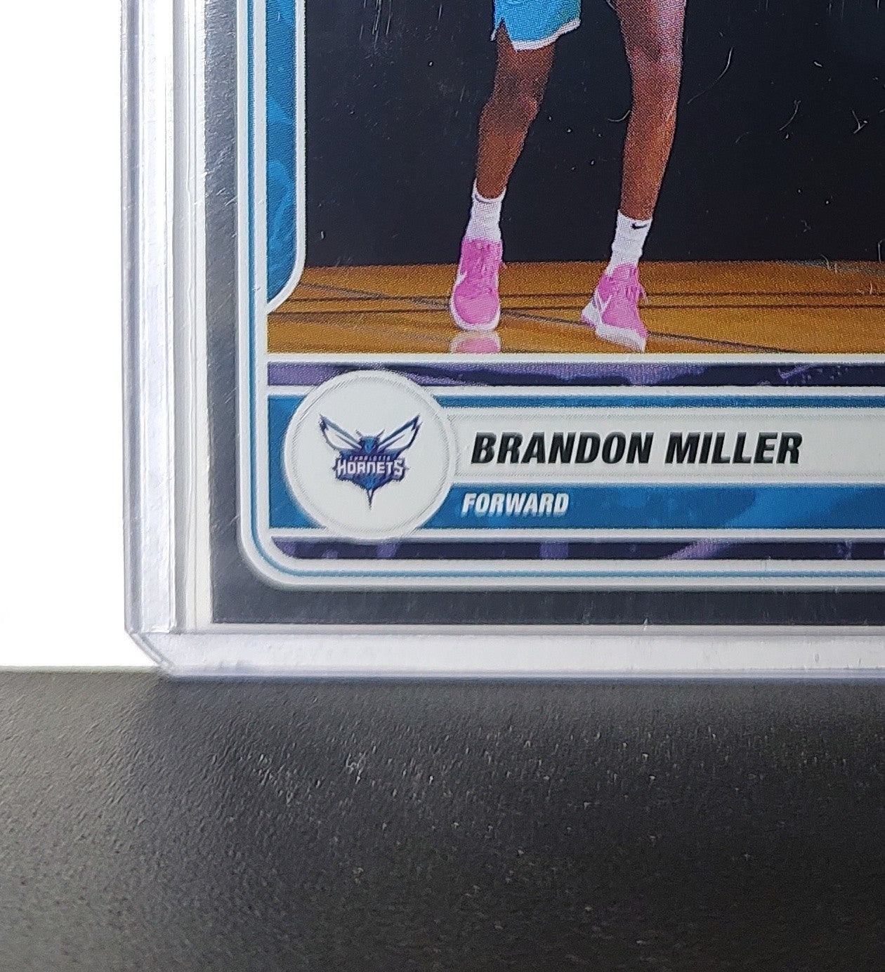 Brandon Miller Rookie 2023-24 Panini NBA Sticker Foil Card #72 Charlotte Hornets