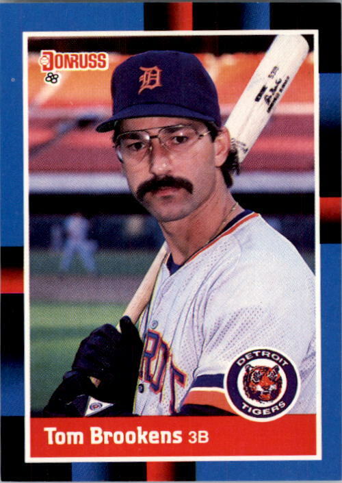1988 Tom Brookens Donruss Baseball Card #107