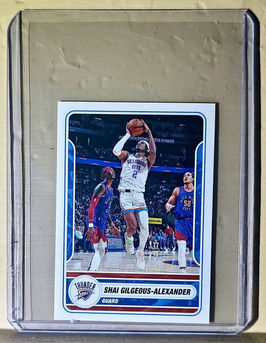 2023-24 Shai Gilgeous-Alexander Panini NBA Basketball #415 Sticker Thunder