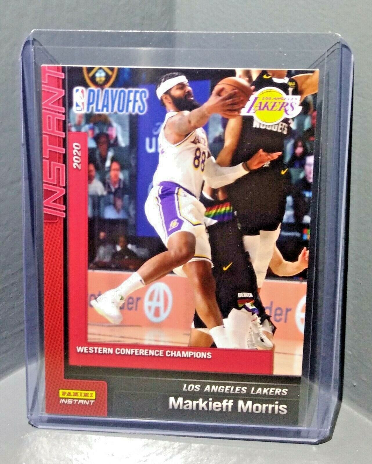 Markieff Morris 2019-2020 Panini NBA Instant Lakers 245 Basketball Card 1 of 340