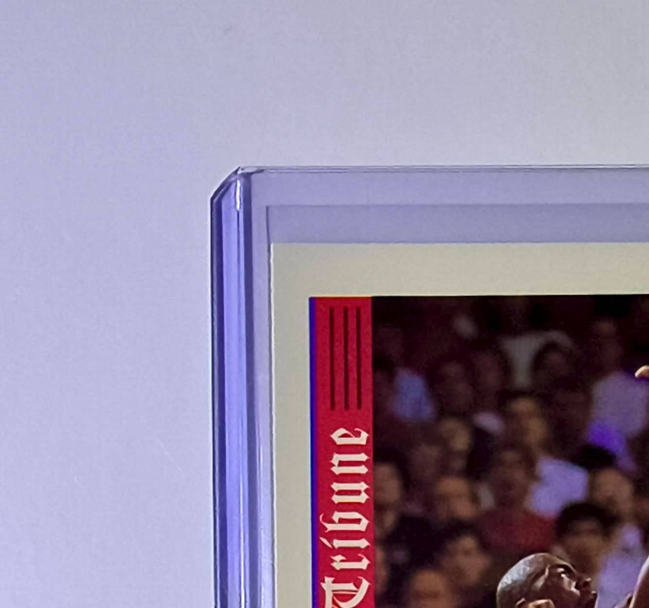 Michael Jordan 1992-93 NBA Hoops Tribune #TR1 Basketball Card Chicago Bulls