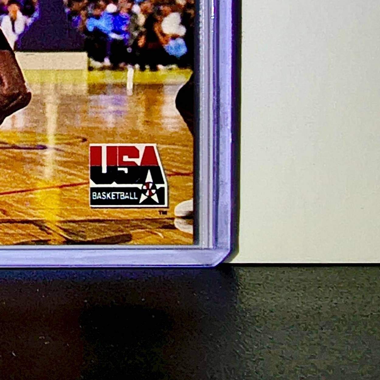 Michael Jordan Magic Johnson 1992-93 Skybox USA Basketball #105 Card Bulls