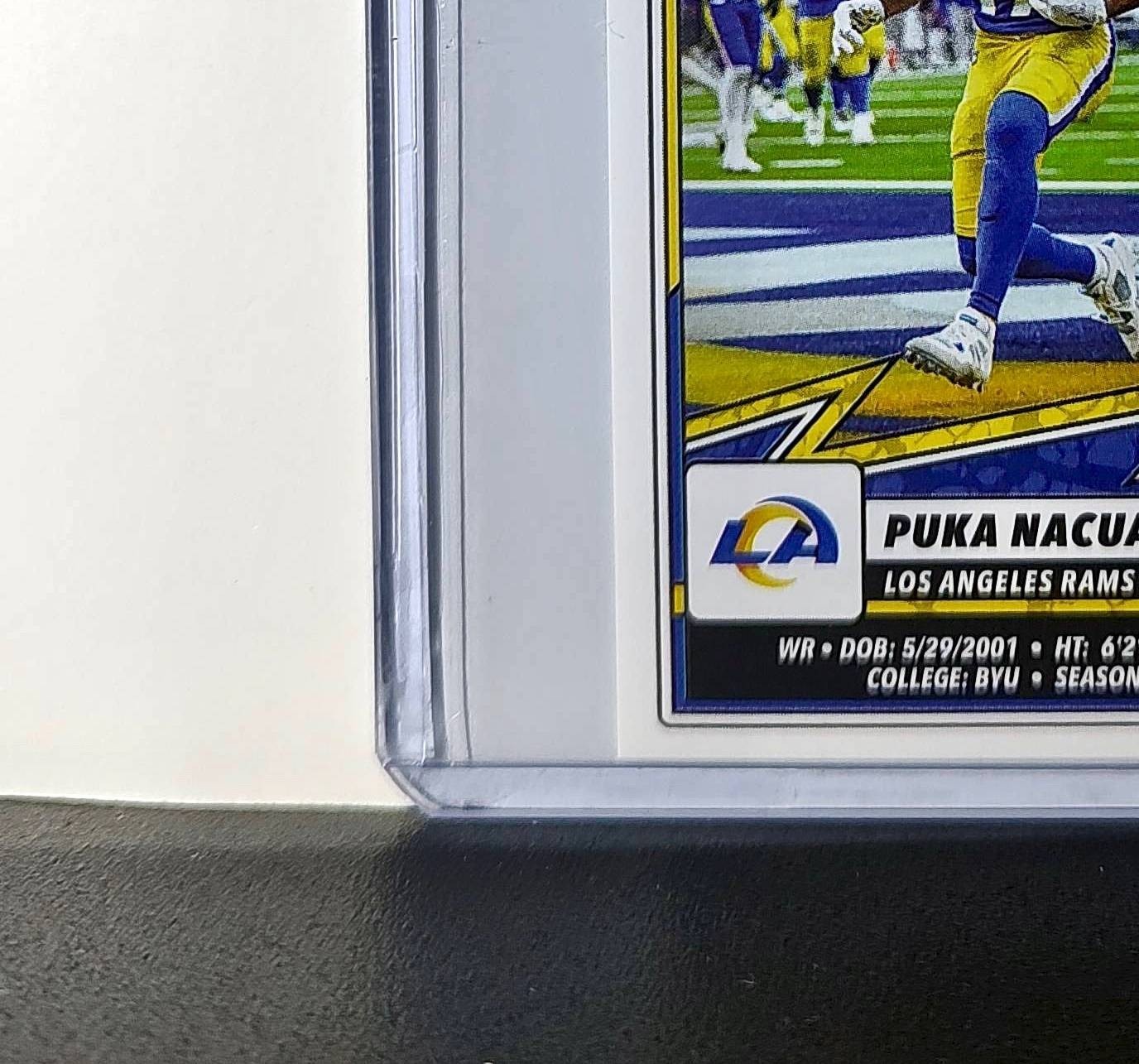 Puka Nacua 2025 Panini NFL #508 Sticker Los Angeles Rams