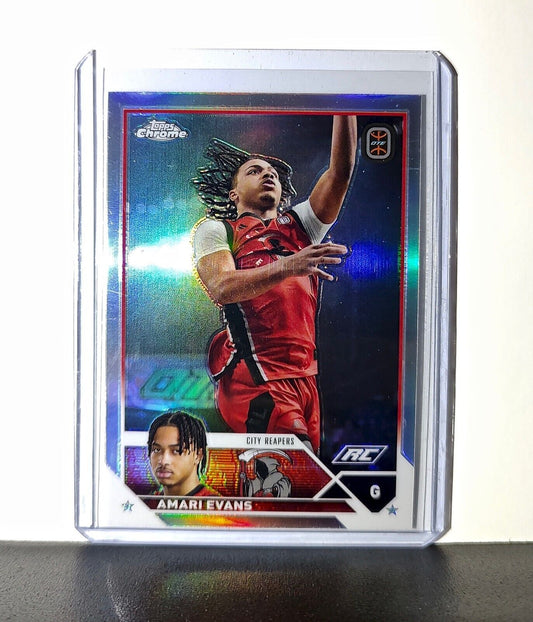 Amari Evans Rookie Refractor 2023-24 Topps Chrome Overtime #32 City Reapers