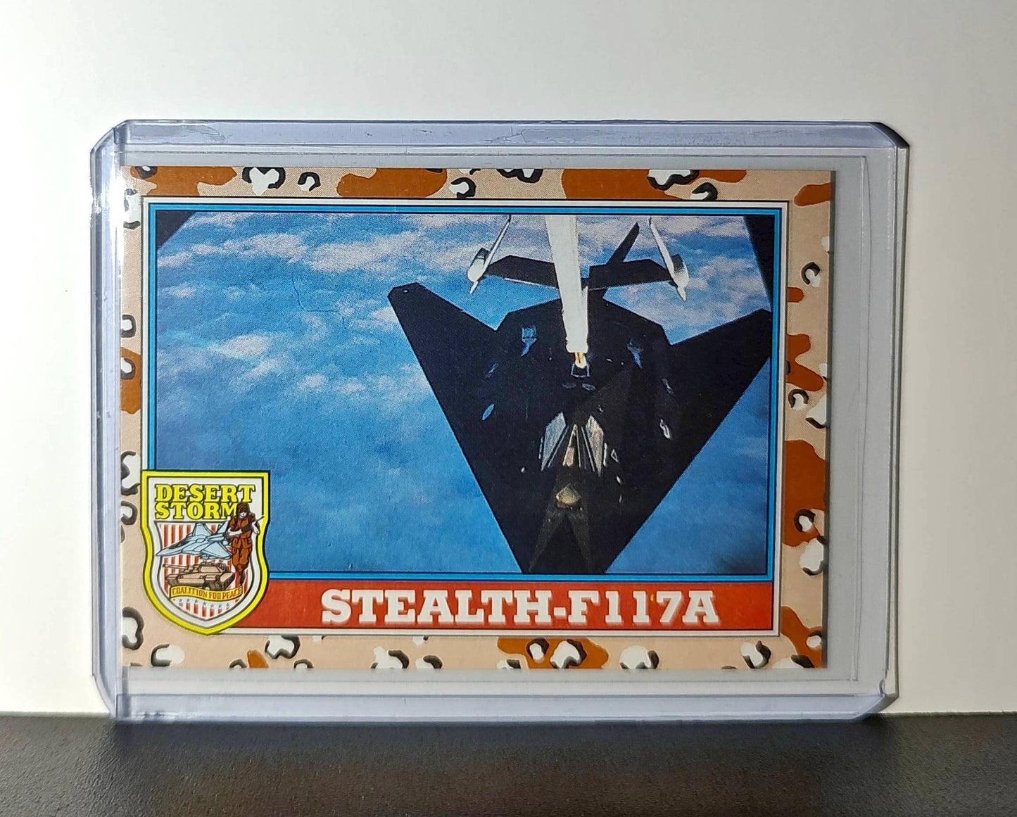 F-117A Stealth Fighter 1991 Topps Desert Storm #119 Card