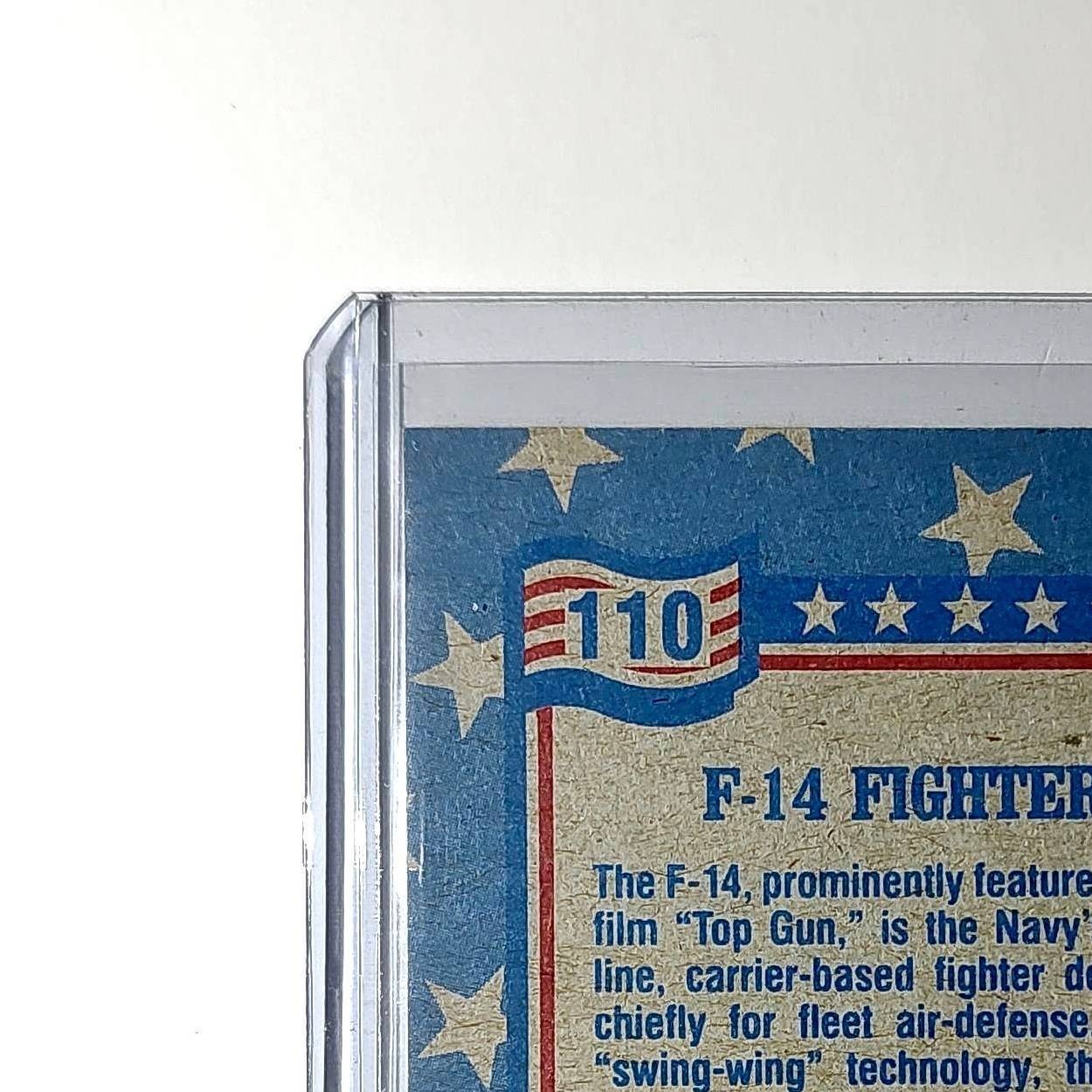 F-14 Fighter 1991 Topps Desert Storm #110 Card