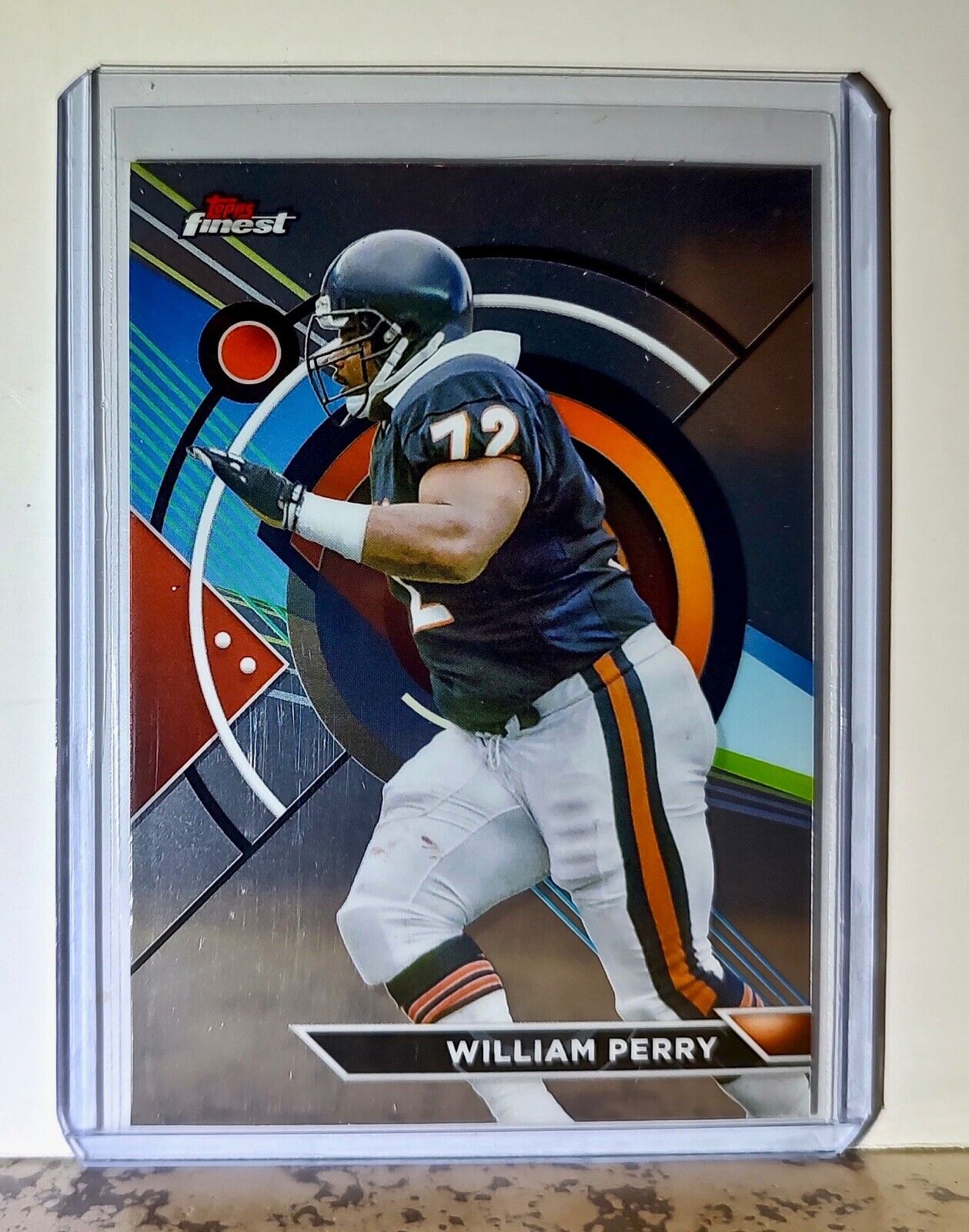 William Perry 2023 Topps Finest NFL #161 Football Card Chicago Bears 