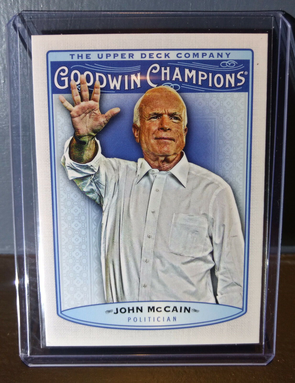 2019 Upper Deck Goodwin Champions John McCain #38 Politician Trading Card