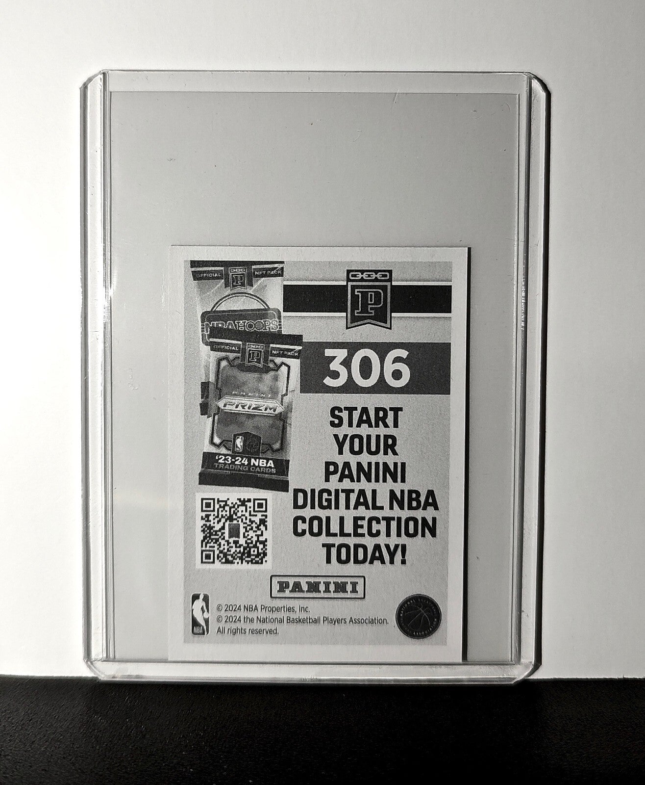 Dereck Lively II 2024-25 Panini NBA #306 Foil Sticker Card Dallas Mavericks