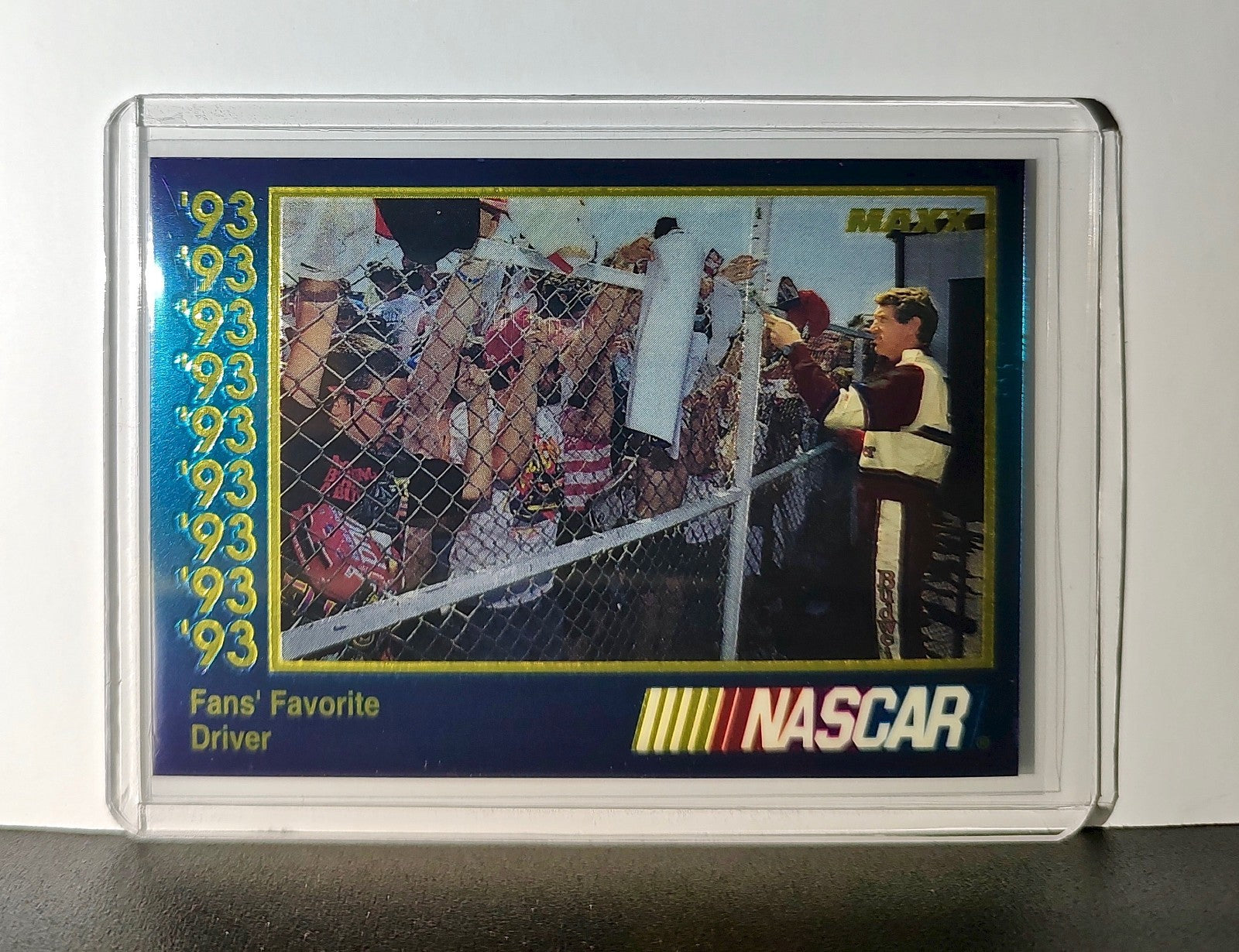 Fans' Favorite Driver FF 1993 Maxx Premier Plus Racing #175 NASCAR Card