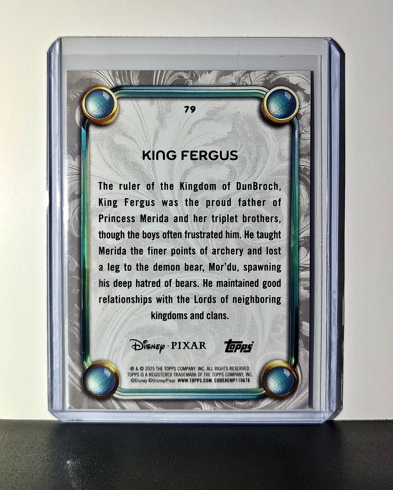 King Fergus 2025 Topps Disney Wonder #79 Card Brave