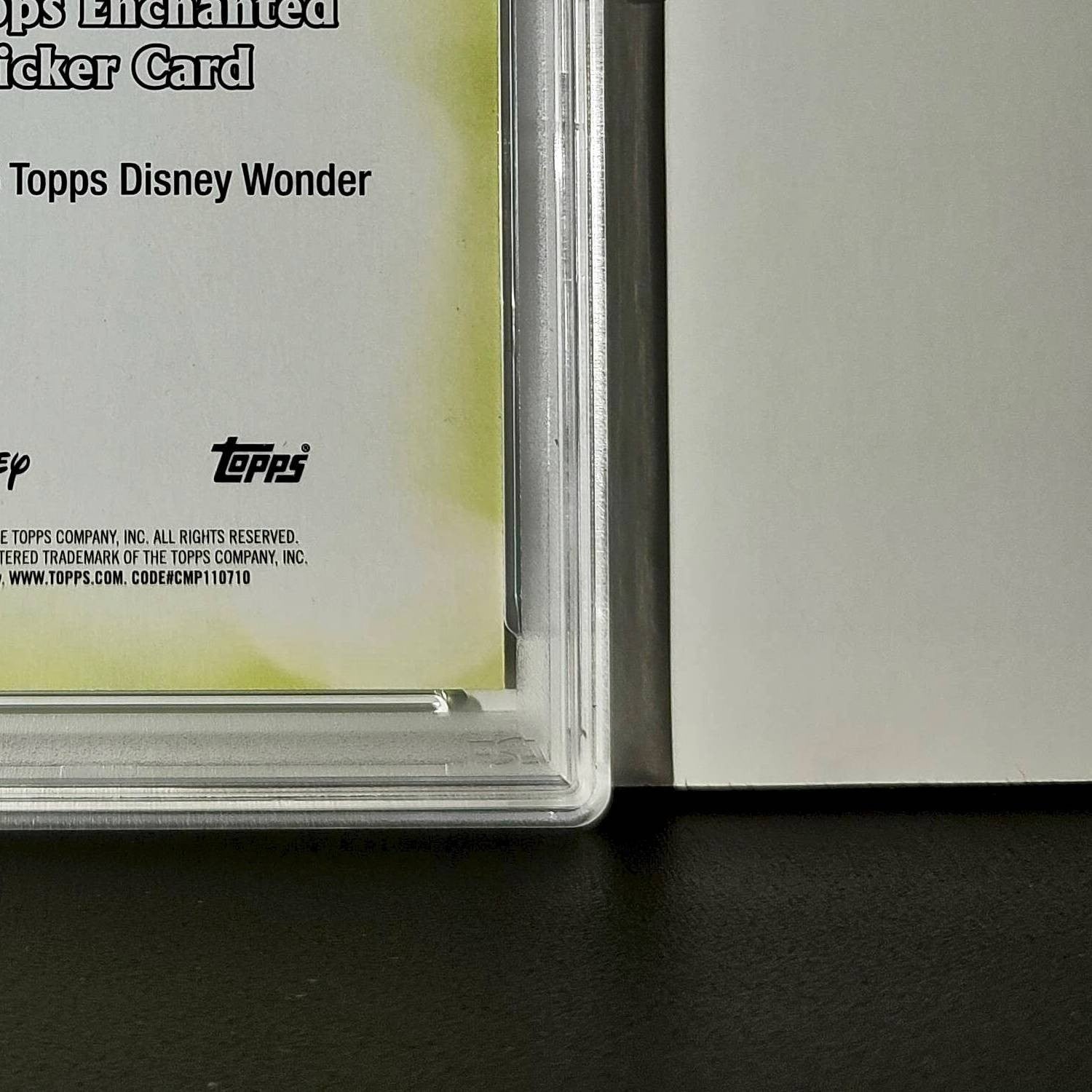 Peter Pan 2025 Topps Disney #ES-8 Enchanted Sticker Card Peter Pan PSA 9