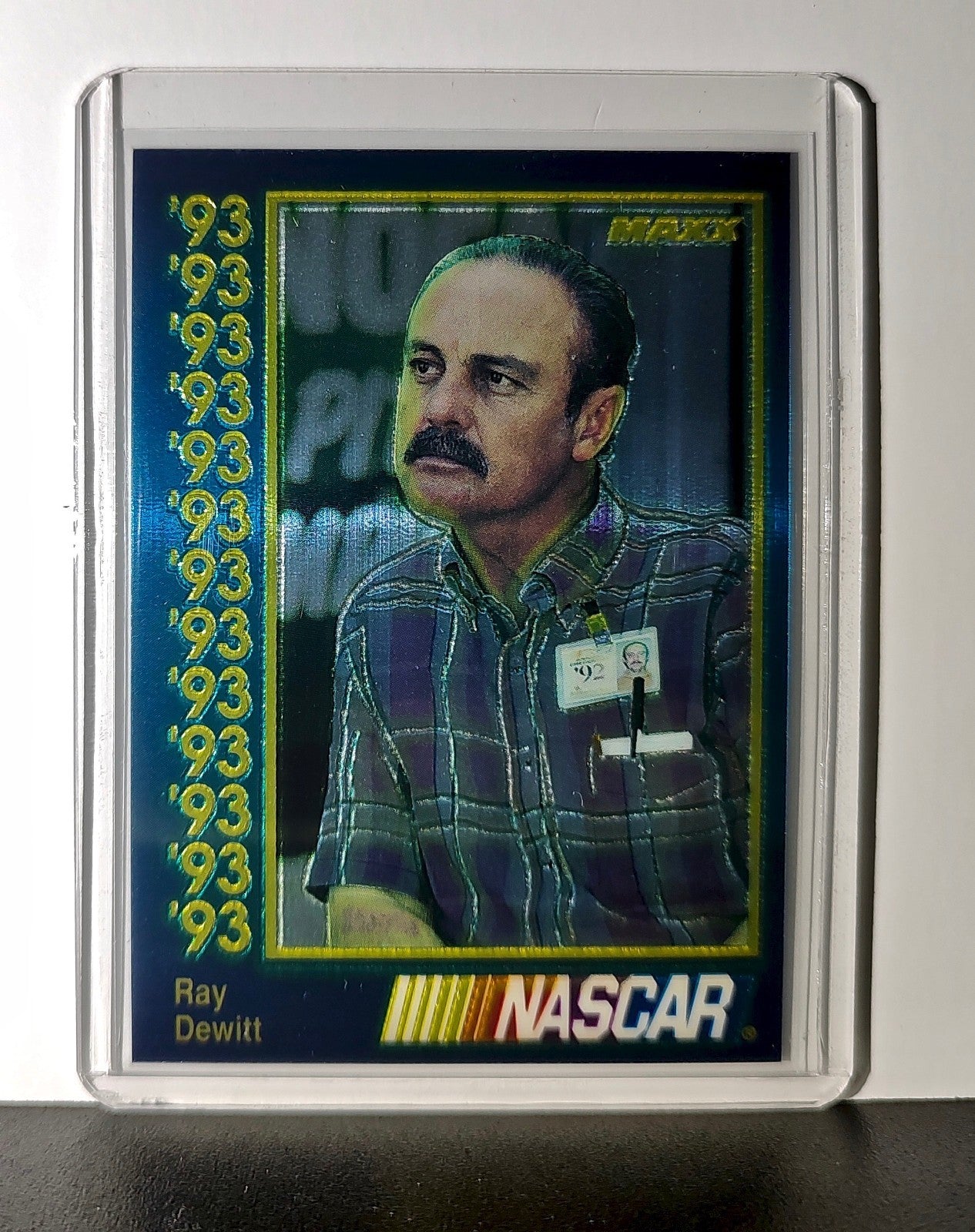 Ray DeWitt 1993 Maxx Premier Plus Racing #107 NASCAR Card RaDiUs Motorsports