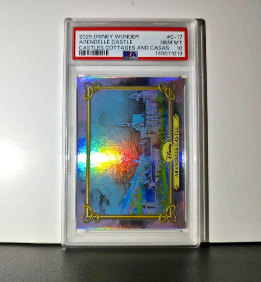 Arendelle Castle 2025 Topps Disney #C-17 Card Frozen PSA 10 Gem