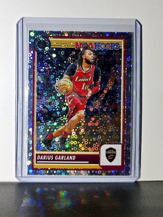 Darius Garland 2023-24 Panini Premium NBA Hoops #135 Disco Prizm Card Cavaliers
