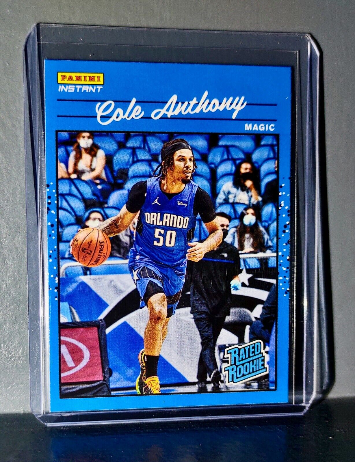 Cole Anthony 2020-2021 Panini NBA Instant #15 Rated Rookie Retro Card 1/3558