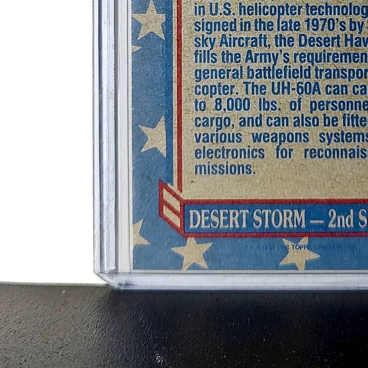 Desert Hawk 1991 Topps Desert Storm #127 Card