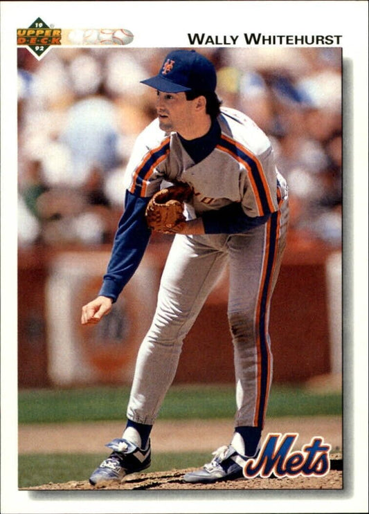 Wally Whitehurst 1992 Upper Deck MLB #414 Baseball Card New York Mets