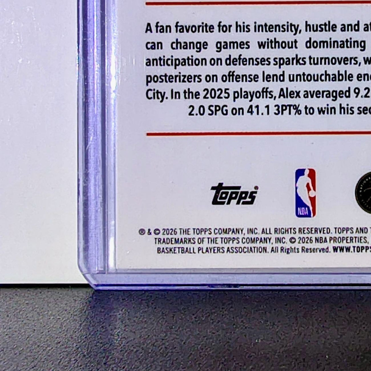 Alex Caruso 2025-26 NBA Topps Chrome Update X-Fractor #131 Card OKC Thunder
