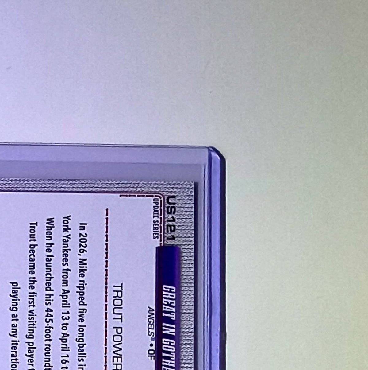 Mike Trout 2026 Topps Update MLB #US121 Card Angels