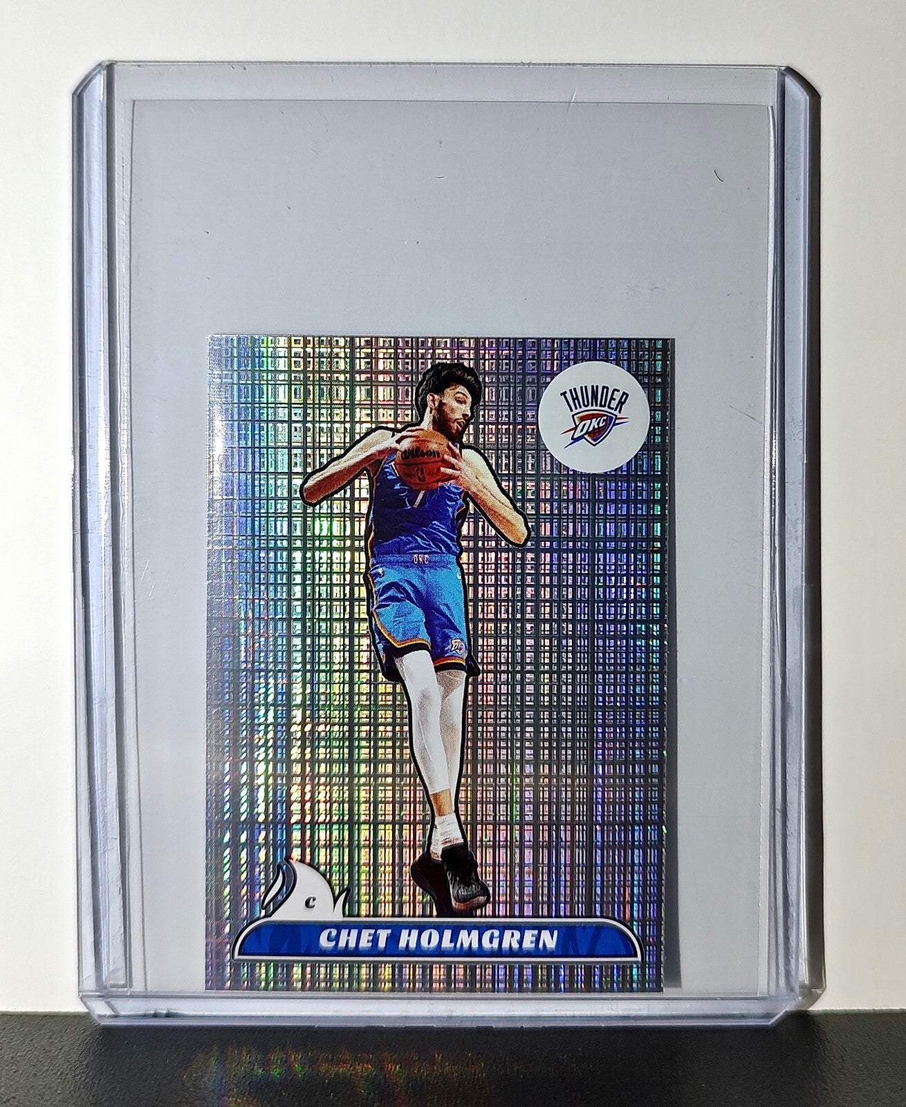 Chet Holmgren 2024-25 Panini NBA #423 Foil Sticker Card Oklahoma City Thunder