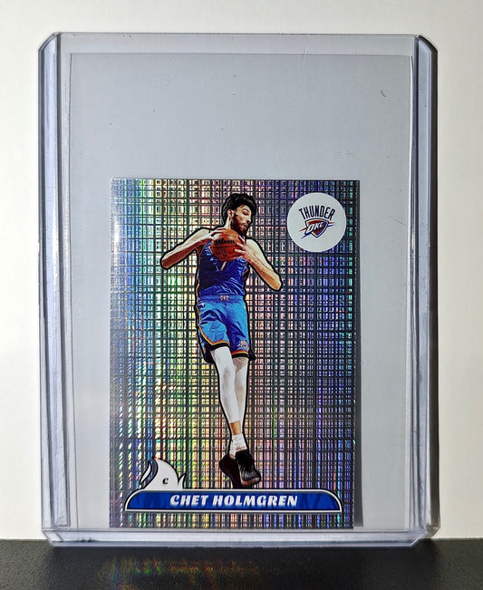 Chet Holmgren 2024-25 Panini NBA #423 Foil Sticker Card Oklahoma City Thunder