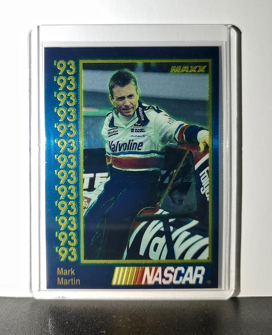 Mark Martin 1993 Maxx Premier Plus Racing #6 NASCAR Card Roush Racing