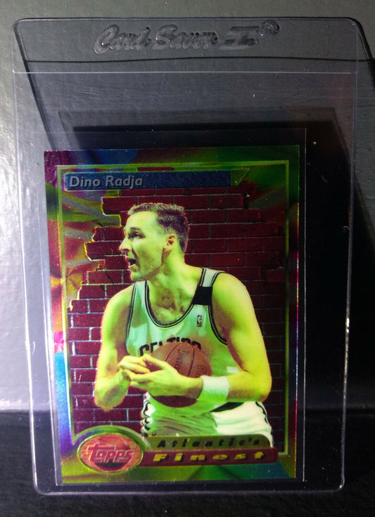 1993-94 Topps Finest Dino Radja #93 Atlantic's Finest Basketball Card