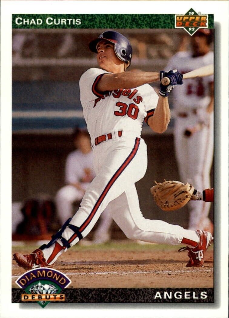 Chad Curtis 1992 Upper Deck MLB #774 Rookie Baseball Card California Angels