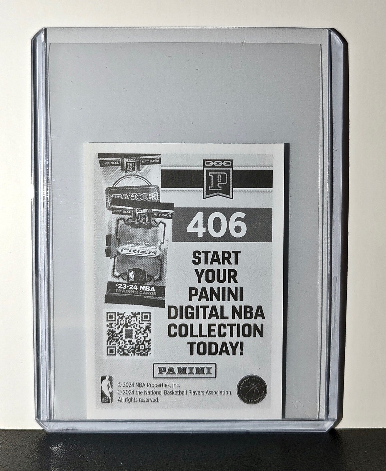 Yves Missi Rookie 2024-25 Panini NBA #406 Sticker Card New Orleans Pelicans