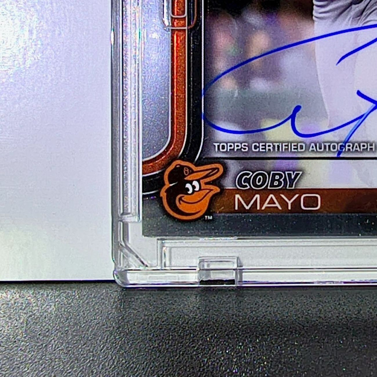 Coby Mayo Rookie 2025 MLB Topps Chrome #RA-CMA Autograph Card Baltimore Orioles