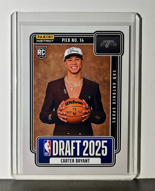 Carter Bryant Rookie 2025-26 Panini NBA #14 Draft Night Card San Antonio Spurs